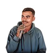 B